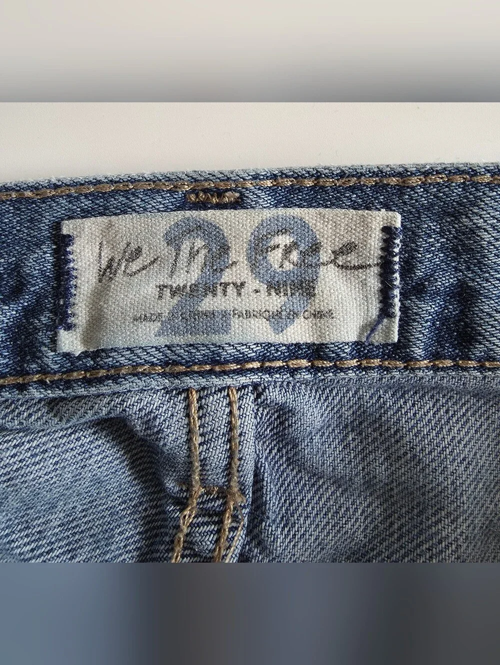 We The Free Woman's Cut Off Jean Shorts Button Fly Size 29